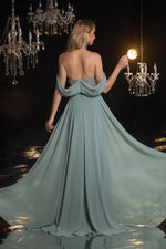 Sage Green Lux Maxi Dress (S)