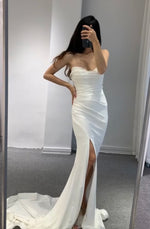 Serena White Mermaid Maxi (M)