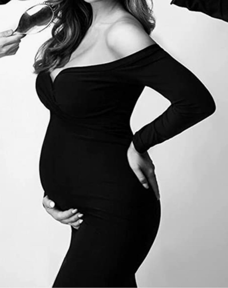 Maxi Black Maternity Shoot (S)