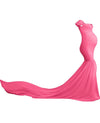 Pink Long Mermaid Tail Shoot Dress (One Size)