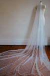 Long Ivory Pearl Veil