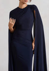 Chique Navy Blue Plus Maxi (XXXL)