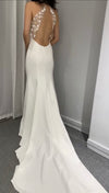 Bianca Open Back Wedding Dress (S)