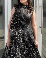 Fancy Black and Silver Gown (L)