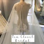 Lace Tulle Bridal Cape