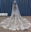 Ava Floral Chapel Length Veil