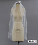 Pearl Hip Length Veil