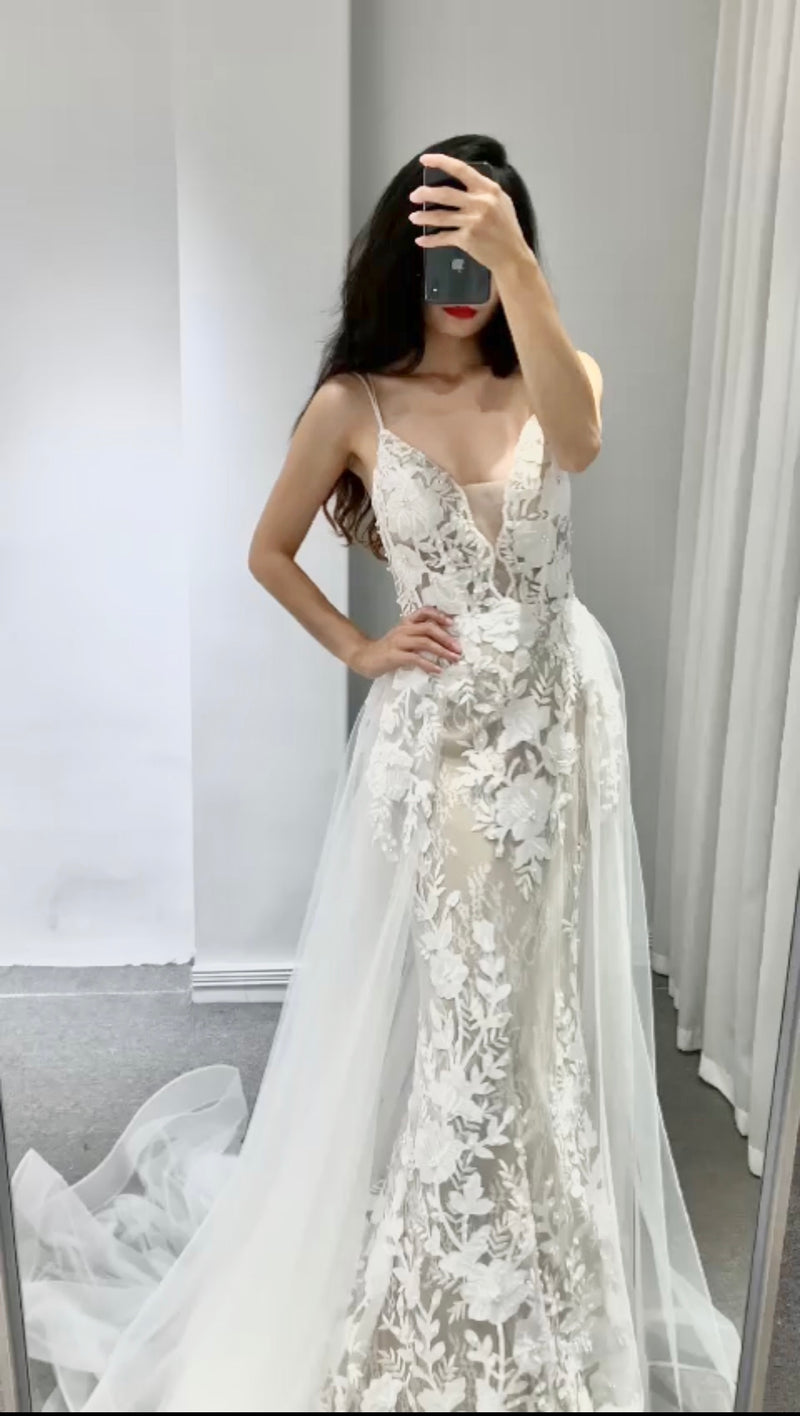 Floral Bridal Gown (S)