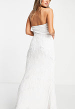 Ivy Bridal Beaded Maxi Dress (M)