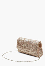 Glittery Rose Gold Clutch