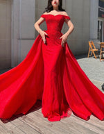 Fancy Red Gown Plus Size (XXL)