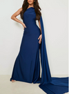 Drape Chique Royal Blue Maxi (M)