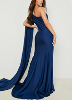 Drape Chique Royal Blue Maxi (M)