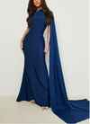 Drape Chique Royal Blue Maxi (M)