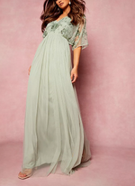 Plus Sweetheart Green Kimono Maxi (XXL)