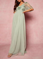 Plus Sweetheart Green Kimono Maxi (XXL)