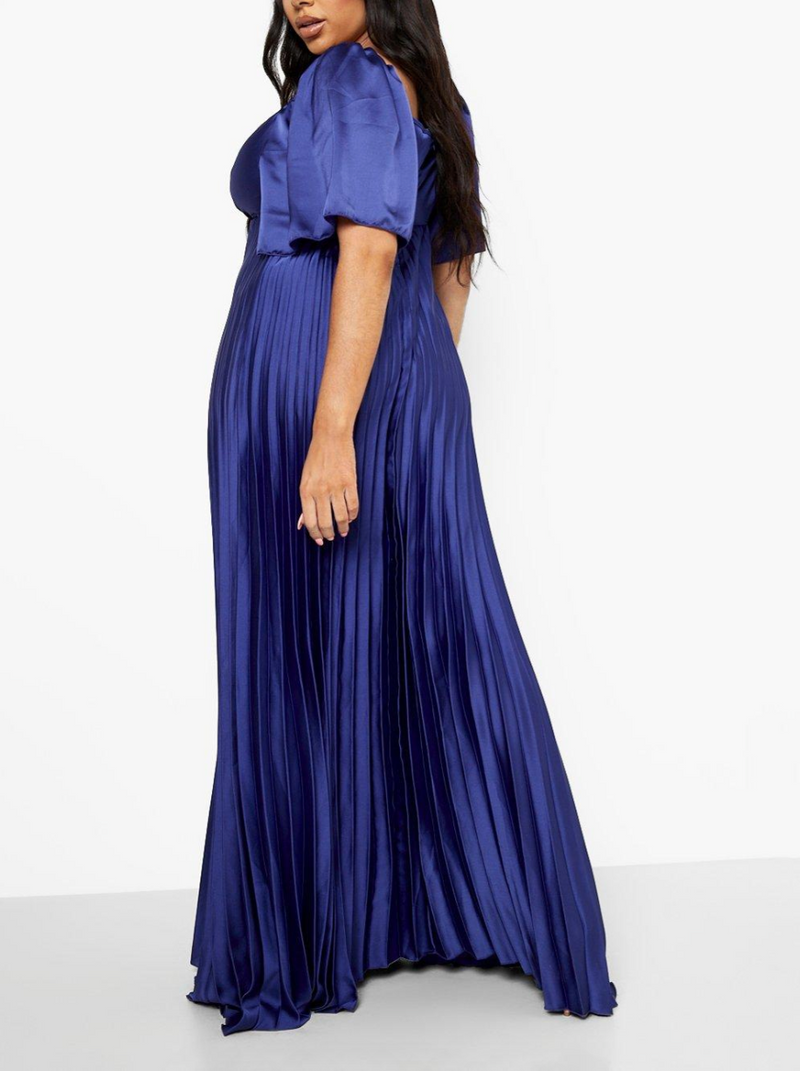 Plus Plissado Angel Blue Maxi (XXL)