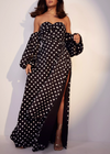 Plus Polka Dot Maxi Black (XL)