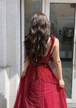 Lady in Red Tie Straps Gown (XXL)