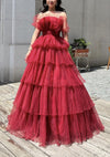 Fancy Red Ball Gown (M)