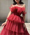 Fancy Red Ball Gown (M)