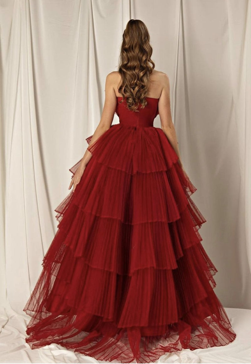 Fancy Red Ball Gown (M)