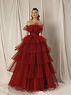 Fancy Red Ball Gown (M)